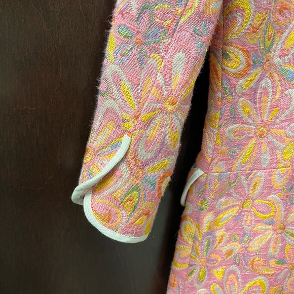 Walter Baker Brocade Daisy Coat Blazer Jacket - Picture 8 of 12